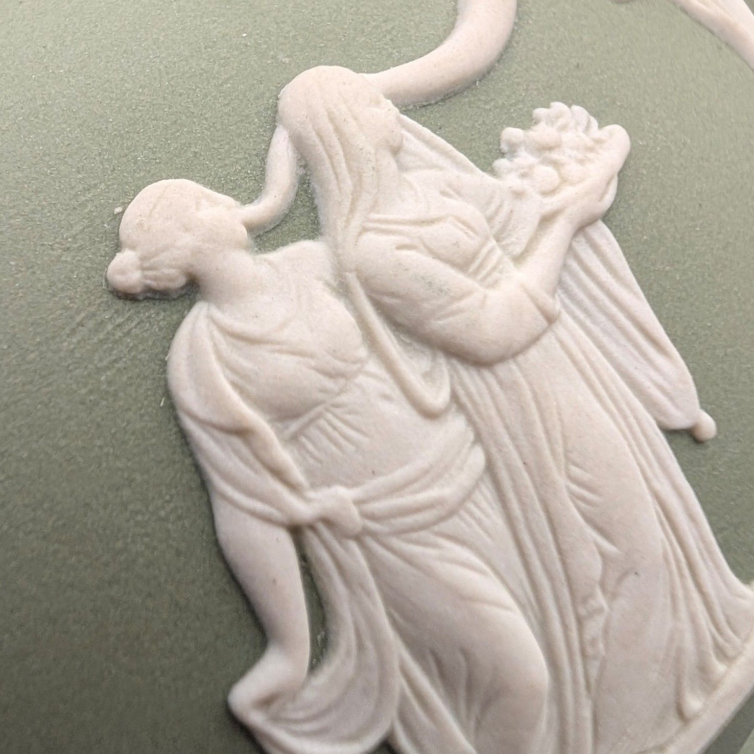 ウェッジウッド グリーンジャスパーウェア製