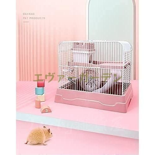 ハムスター　小動物　ゲージ Amazon | YIBOPET ハムスターケージ 小動物ケージ 3段階 ケージ
