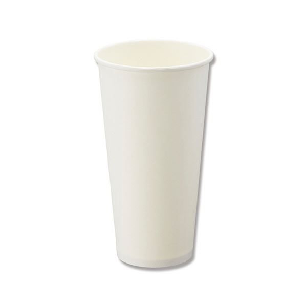 シモジマHEIKO ペーパーカップ アイス ホット兼用 20オンス 630ml ホワイト 口径90mm 0045359941セット 1000個 25個×40パック