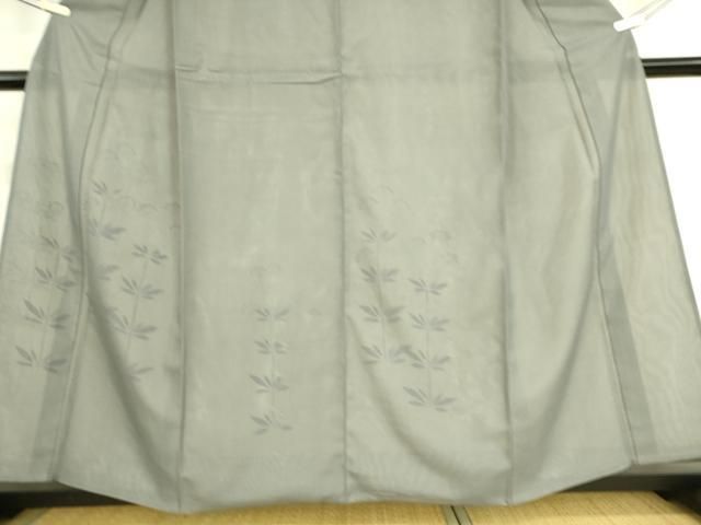 平和屋着物▽訪問着 無双 紗袷 紗×絽 草花文 正絹 逸品 DAAS0477az