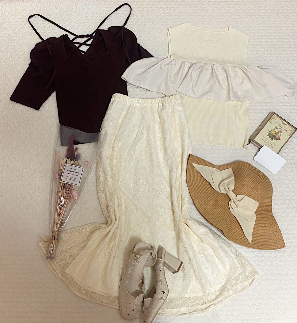 ✽新品・美品✽ レディース服 まとめ売り コーデ売り 秋冬服 ラテカラーコーデ お手頃価格◎レディース服コーデ売り 秋先取り ラテカラー
