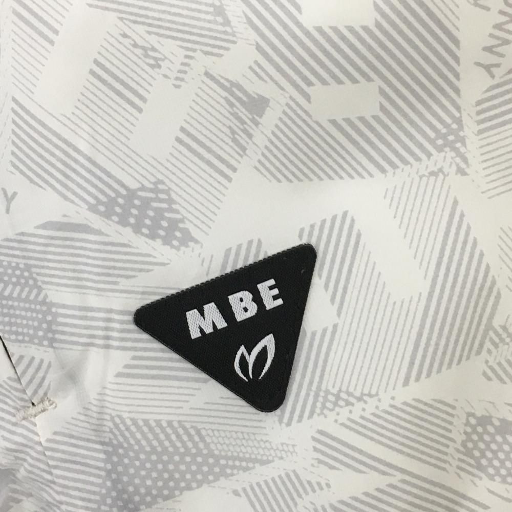 マスターバニー 中綿リバーシブルジャケット 白×グレー 総柄 裏無地