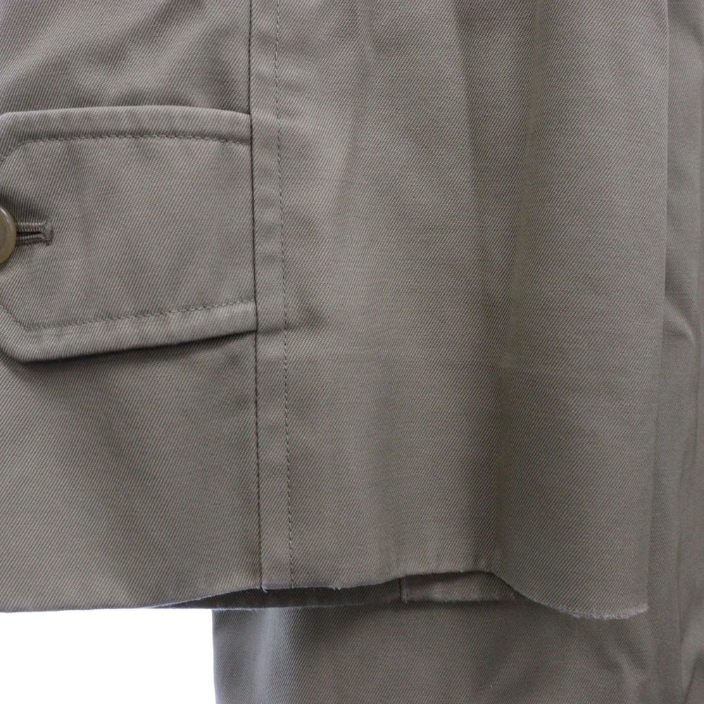 バーバリー ステンカラーコート ライナー付き ノバチェック カーキ