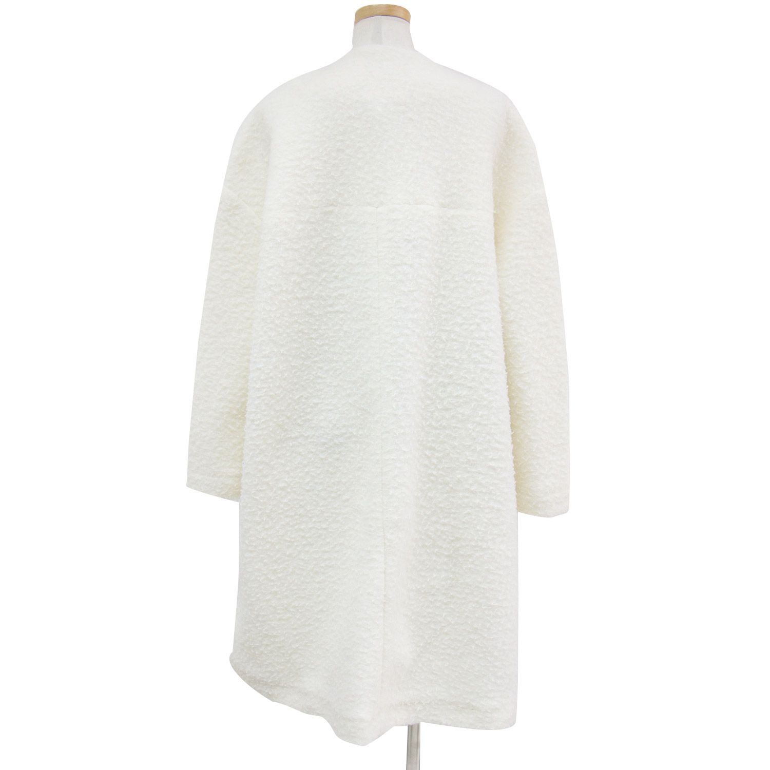 美品 Max Mara マックスマーラ LEISURE コート ノーカラーコート 