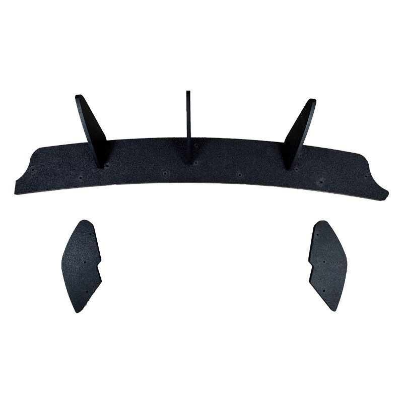 ゴルフ6 GTI 9mm厚 マットブラック リアディフューザー 風刀型 エアロパーツDL14LYX FFCRYSTALESIA_COM