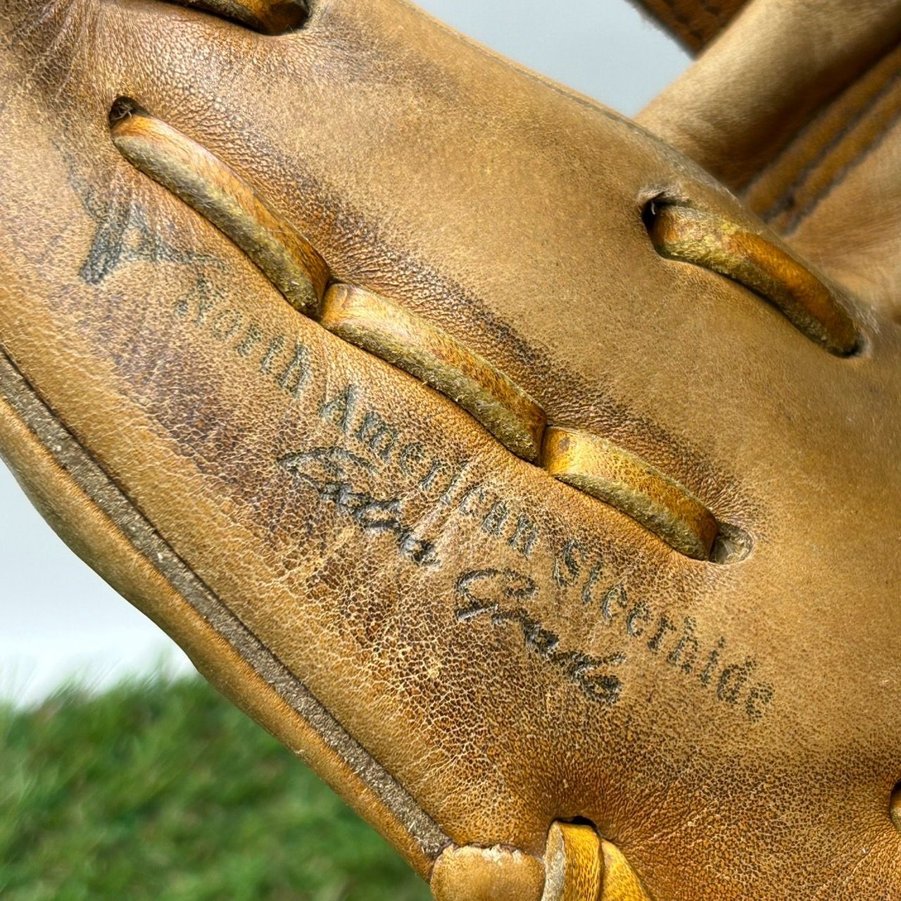 SSK硬式用グローブ、完全試合投手、槇原寛己さん背番号５４時代のネーム刺繍入り SSK硬式用グローブ、完全試合投手、槇原寛己さん背番号54時代