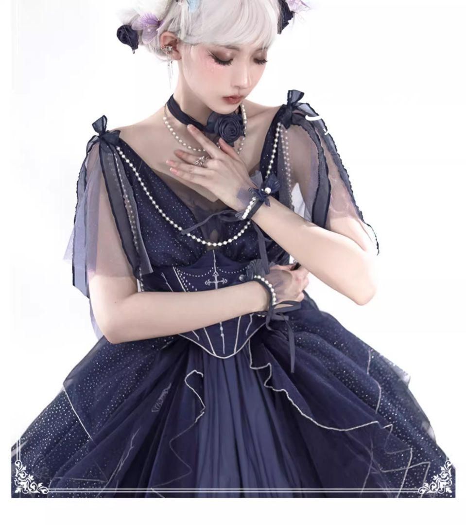 LO464 lolita オリジナル jsk ロリータ ワンピース 同人