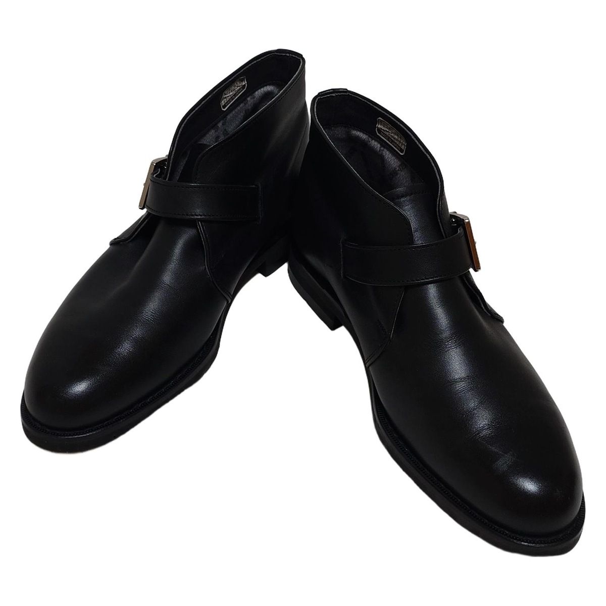 REGAL リーガル ショートブーツ 23 1 2 EEE レディース - 黒 モンクストラップ レザー