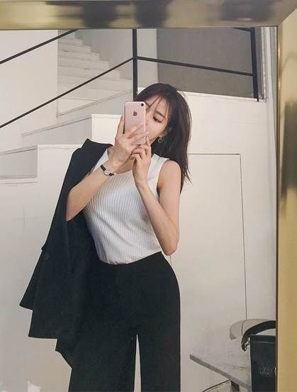 種類2：アイボリー/L ハイウエスト ロングジャケット フレアパンツ