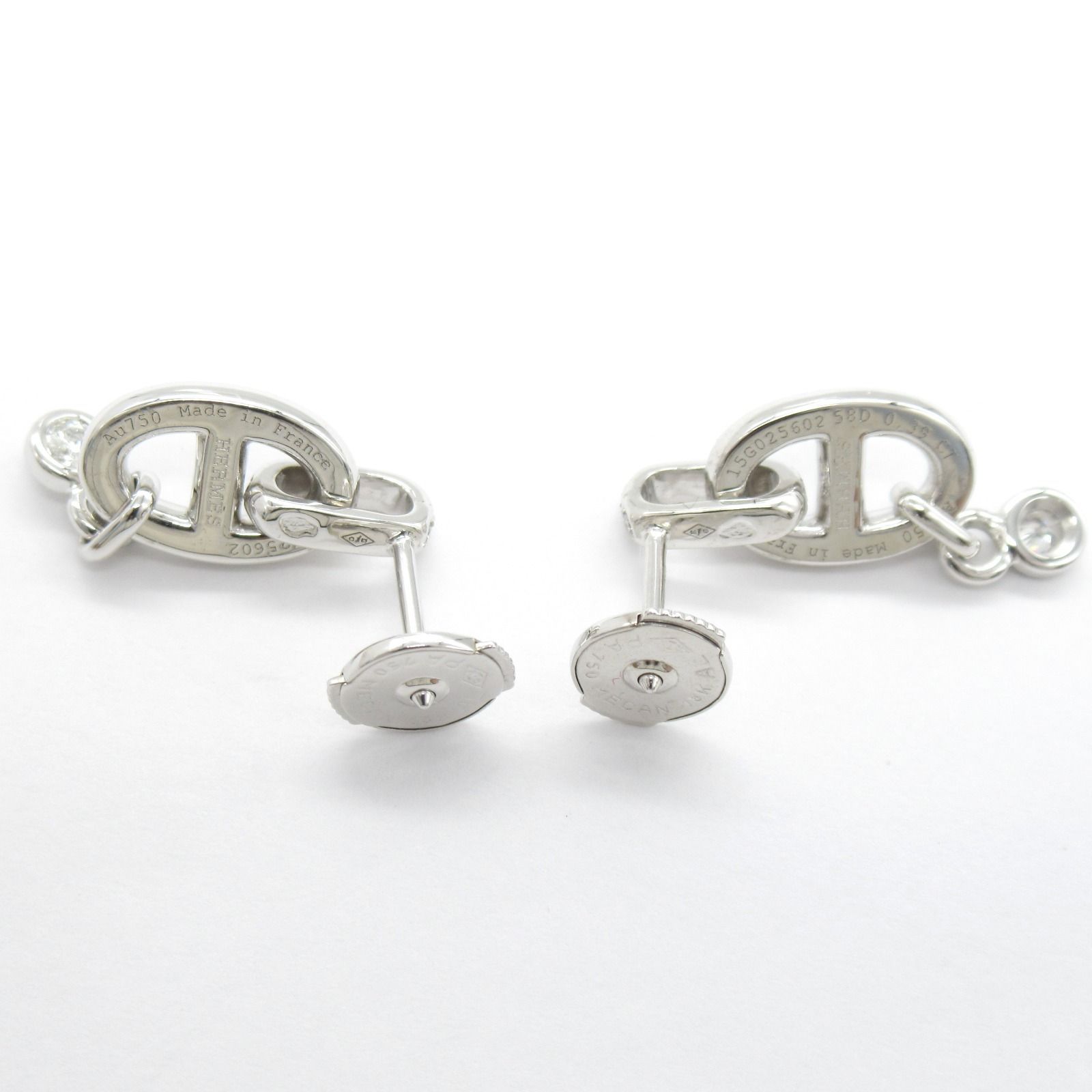 エルメス シェーヌダンクルドロップダイヤピアス ピアス - メルカリ