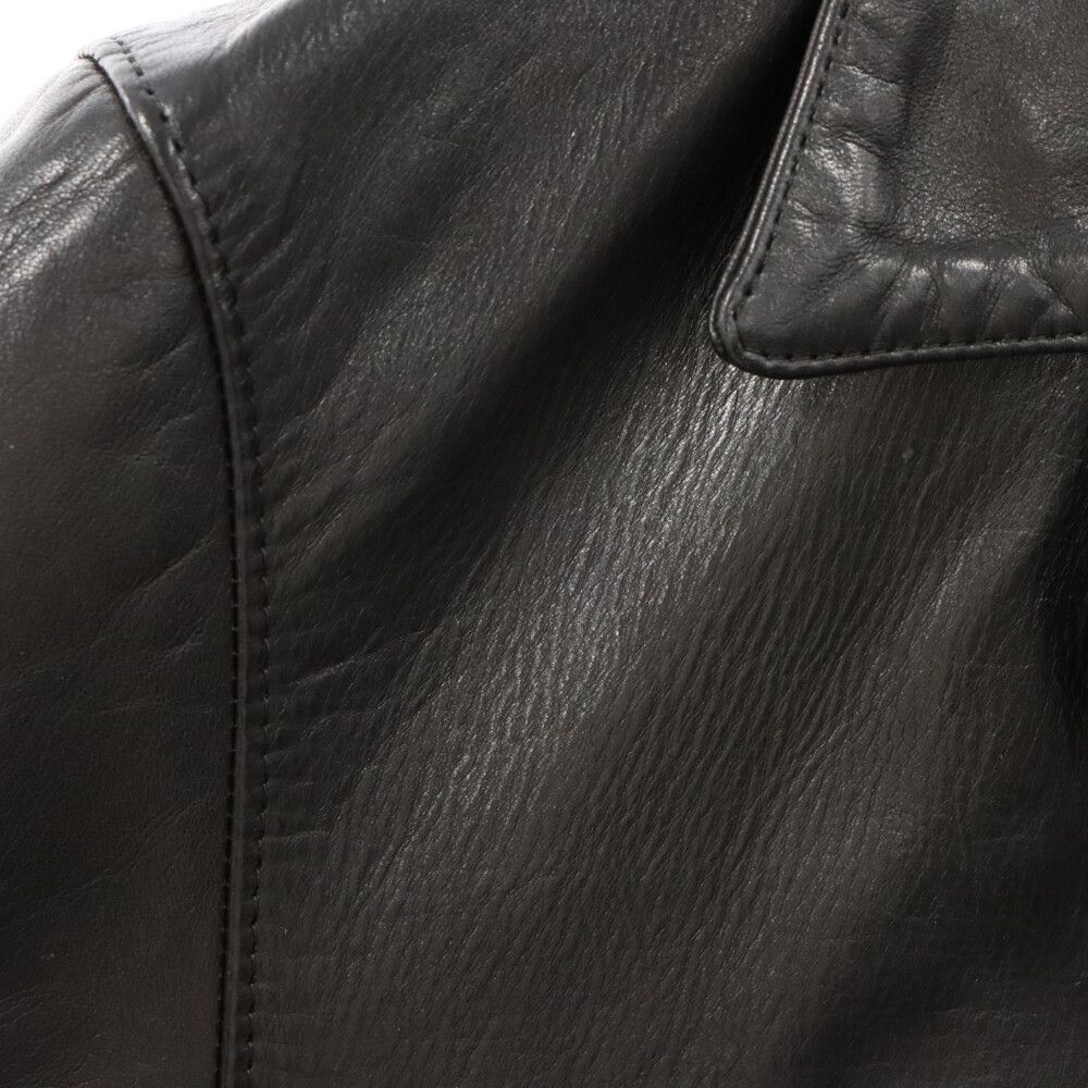 WACKO MARIA (ワコマリア) 19AW LEATHER COAT (TYPE 1) ホースレザーカーコート ブラック