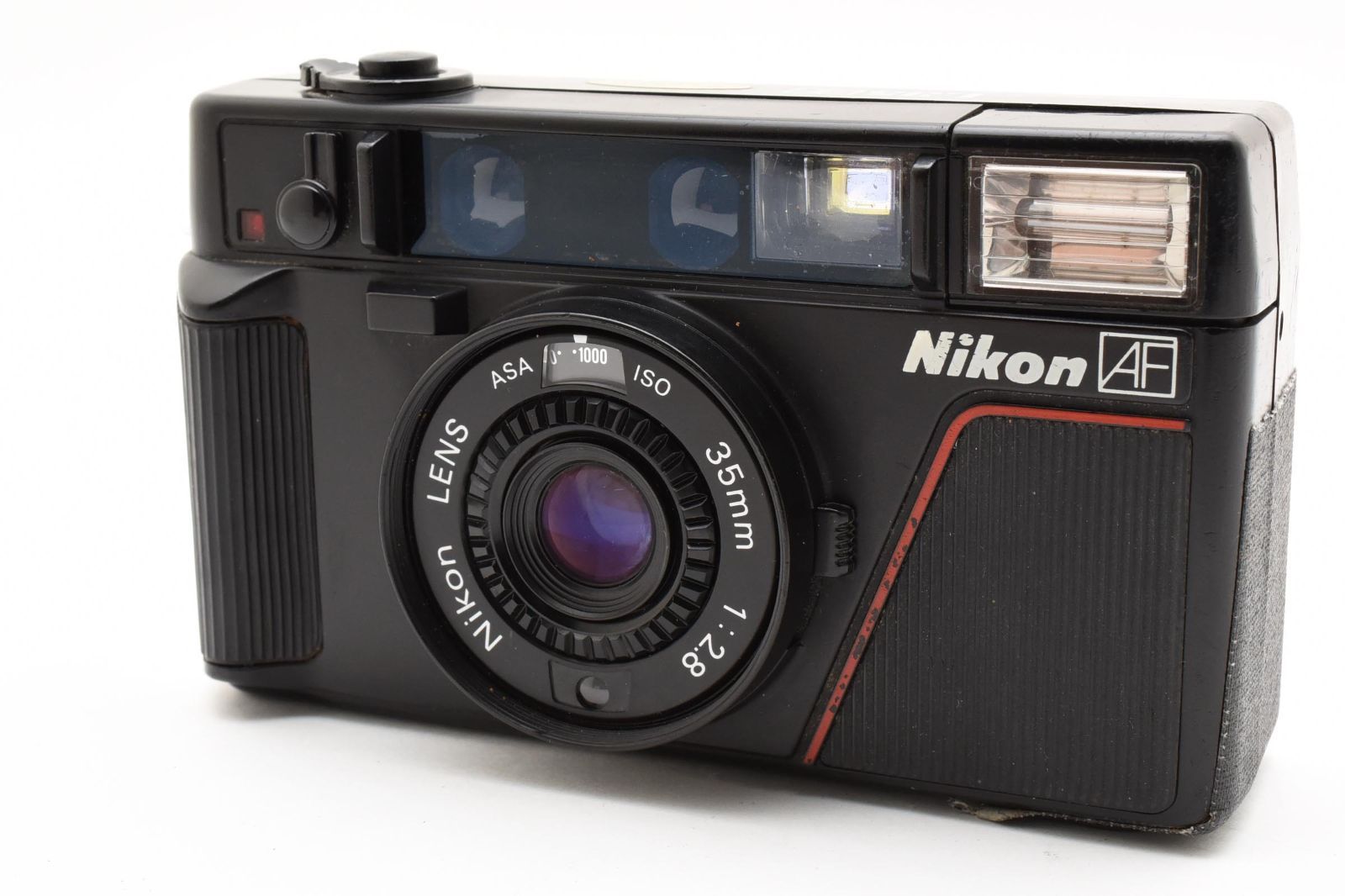 返品保証 実用品 NIKON L35AF ISO1000 ピカイチ フィルムカメラ ニコン 06250524