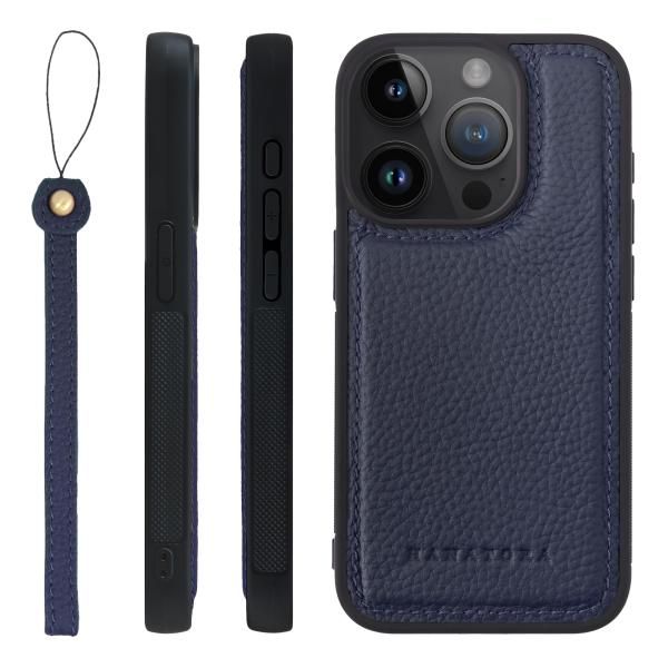 ネイビー レザー　ボナベンチュラiPhoneケース ストラップ付き bwht13p_2210_3_crop.jpg?v=