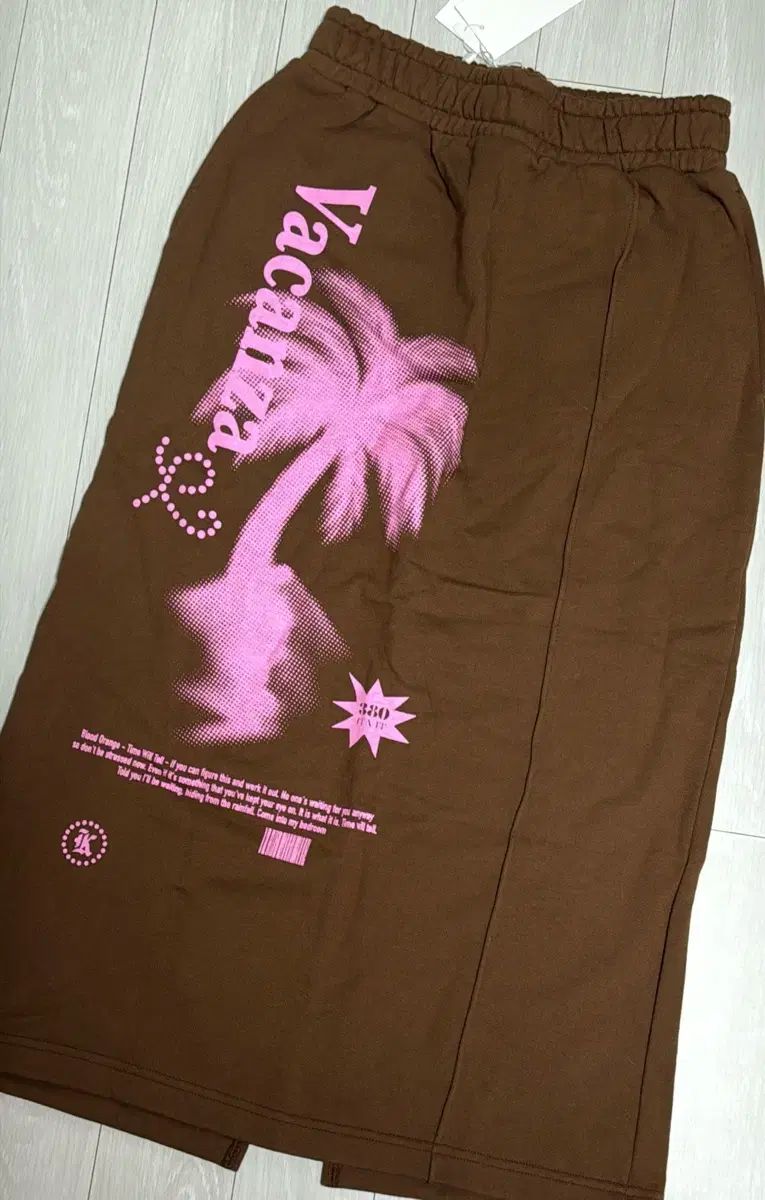 標準 palm tree skirt ブラウン