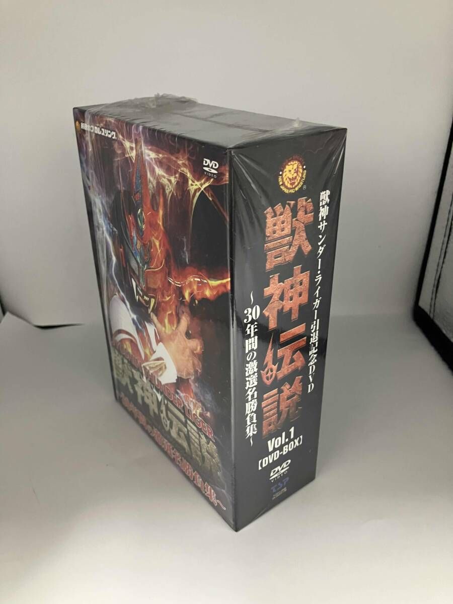 獣神サンダｰ ライガｰ 引退記念 DVD 獣神伝説 30年間の激選名勝負集 ‘89-’19 ブックレット汚れ有 新日本プロレスリング 新日