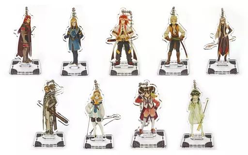 雑貨 全9種セット テイルズ オブ アートワークス 25th Anniversary in マルイ アクリルスタンドキーホルダー vol.1 テイルズ オブ ジ アビス