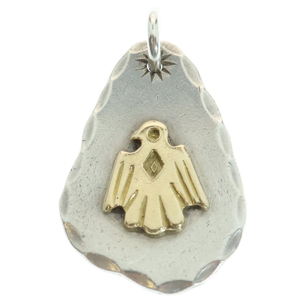 goro s ゴローズ イーグルヒヨコ印台メタル ペンダントトップ シルバー|ゴールド