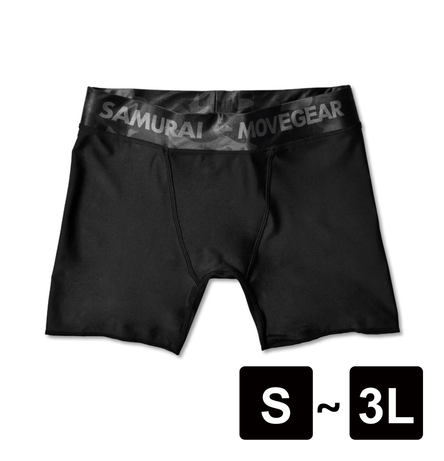 トレーニングスパッツ ショート(3L) サムライムーブギア リライブ ＋α機能 トレーニング用 ショートスパッツ S-3L【サムライムーブギア