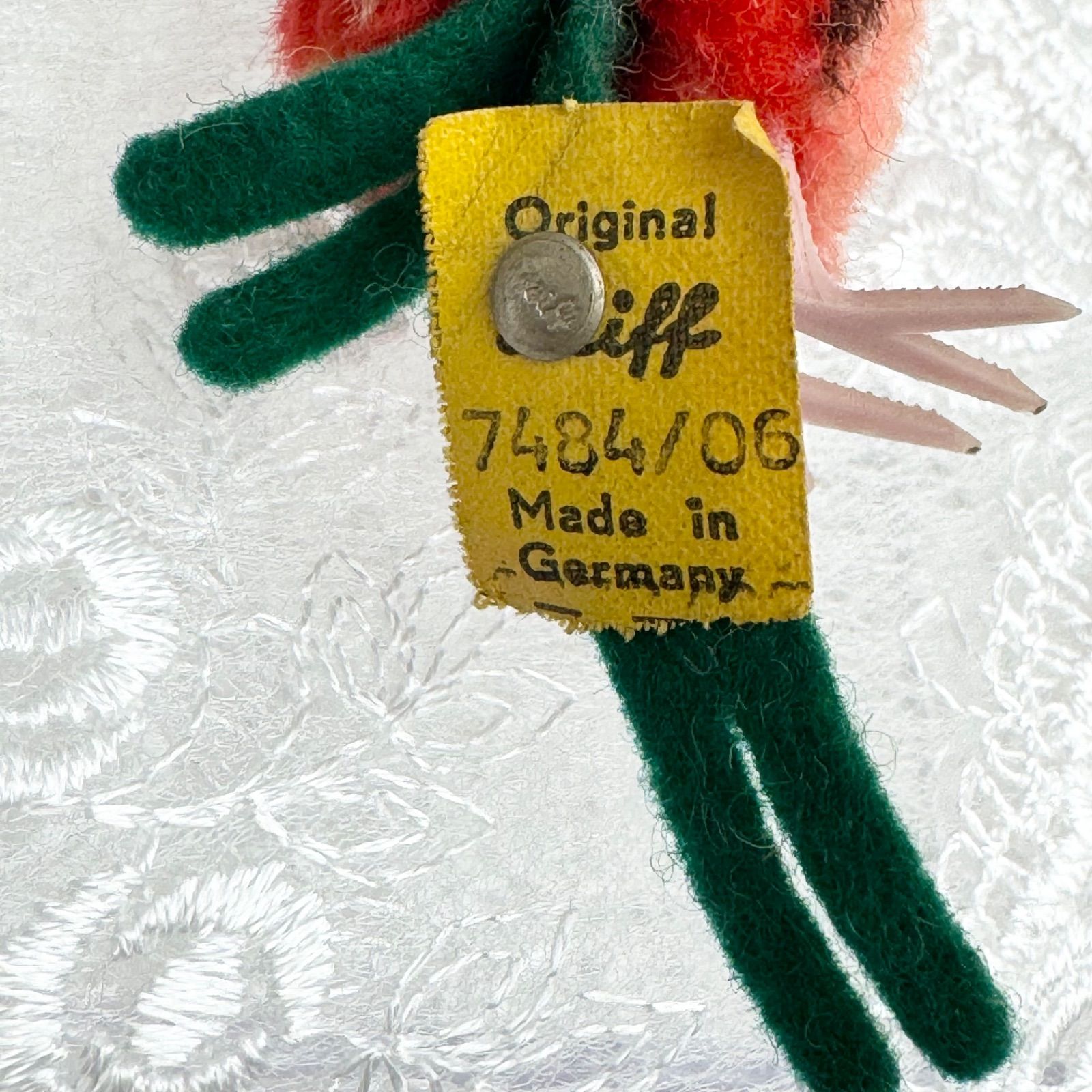 送料無料☆シュタイフ☆Woolen Parrot 6㎝ オールID's完品