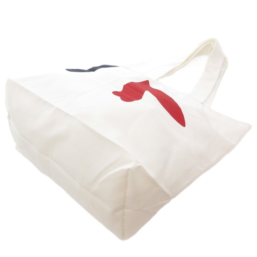 メゾンキツネ MAISON KITSUNE タグ付き TRICOLOR FOX TOTE BAG