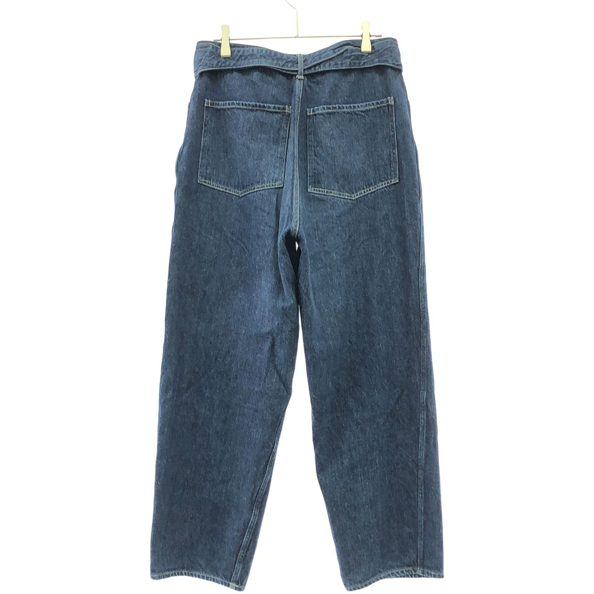 COMOLI コモリ 21AW ベルテッドデニムパンツ U03-03011 インディゴ