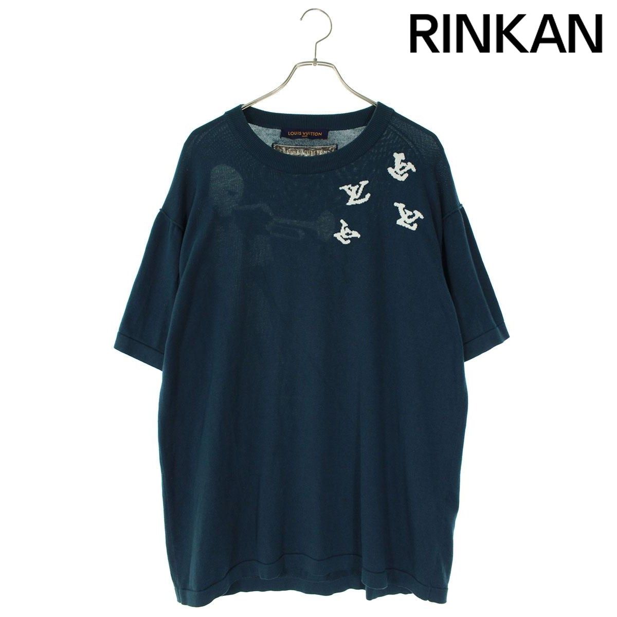 ルイヴィトン  22AW  RM222V JS5 HNN10W ジャズトランぺッターニットTシャツ メンズ XL