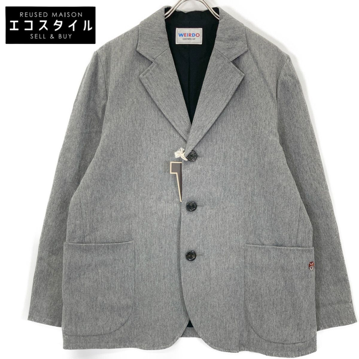 WEIRDO ウィアード WRD-18-AW-08 ｸﾞﾚｰ The Circus Jacket ﾃｰﾗｰﾄﾞｼﾞｬｹｯﾄ 