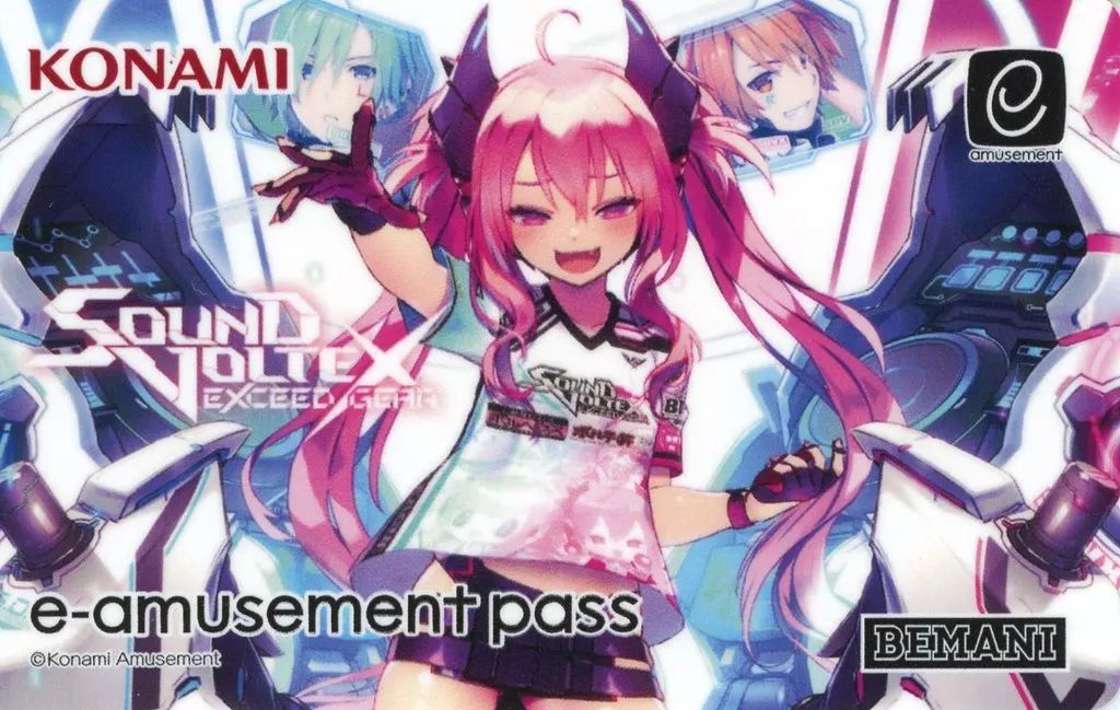 キャラカード グレイス オリジナルe-amusement passカード SOUND VOLTEX EXCEED GEAR 楽曲パック vol.20 者 キャンペーン品