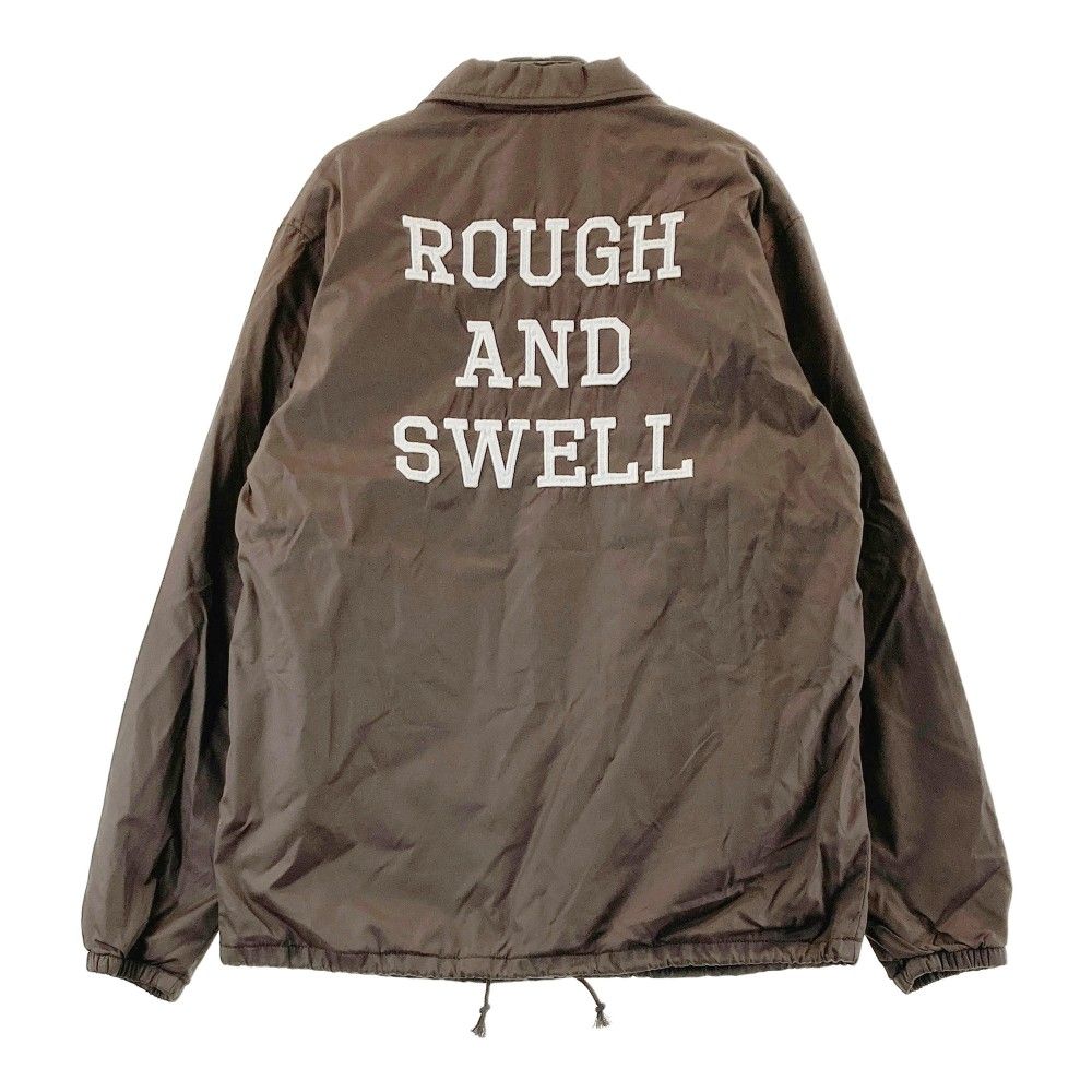 サイズ：L ROUGH&SWELL ラフアンドスウェル コーチジャケット ブラウン