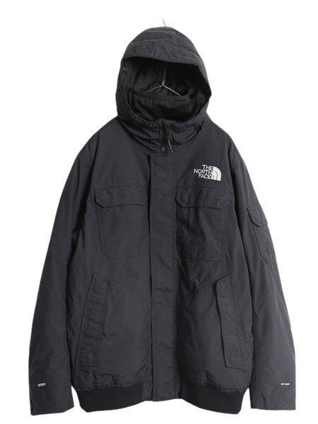 【お得なクーポン配布中!】 ノースフェイス ゴッサム ダウン ジャケット メンズ L The North face 550フィル ナイロン DryVent パーカー ブルゾン フルジップ ブラック