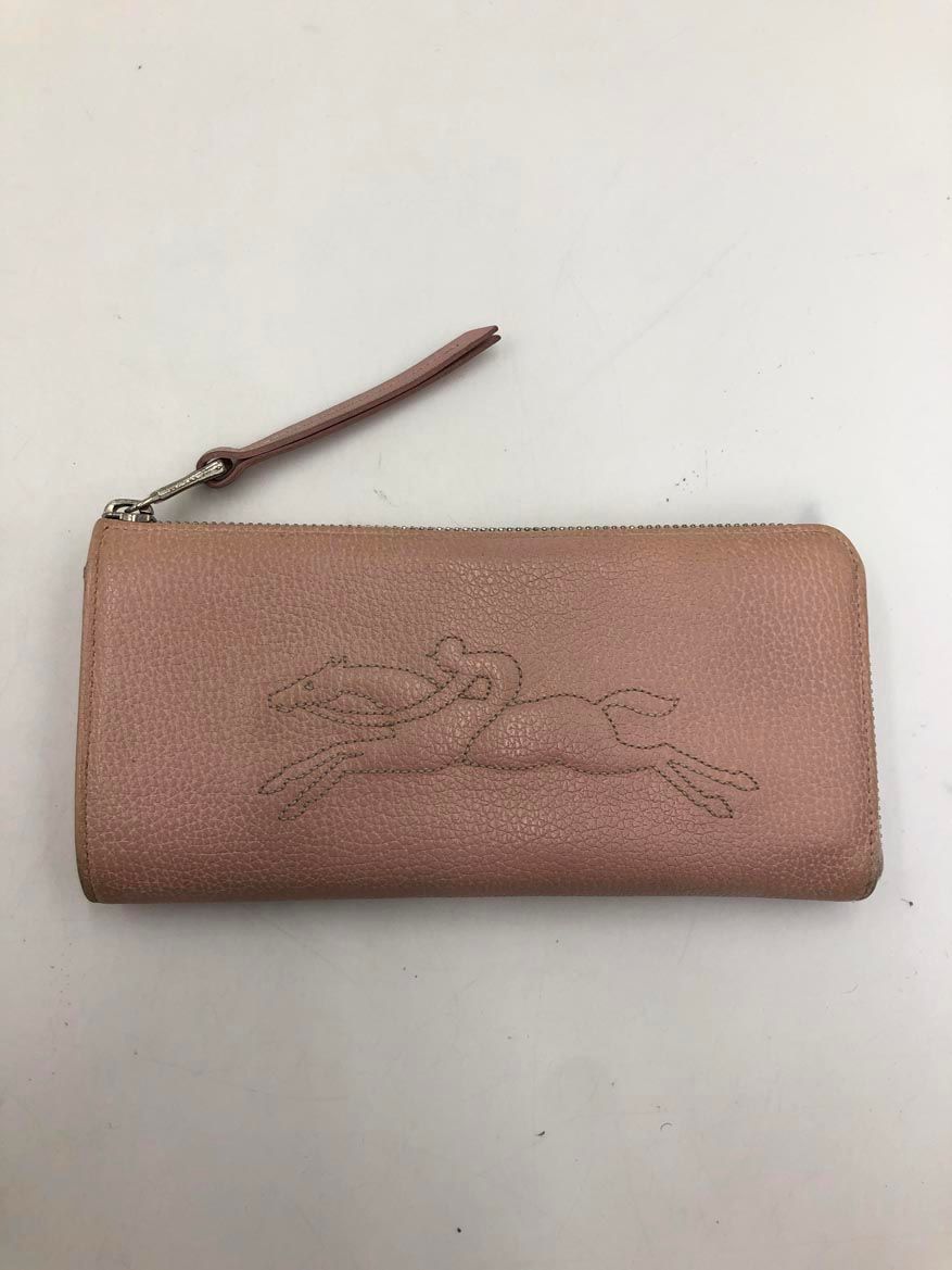 美品✨️　LONGCHAMP　ロンシャン　L字ファスナー　長財布　ライトピンク ロンシャン 長財布 ピンク L字ファスナー 美品 - メルカリ