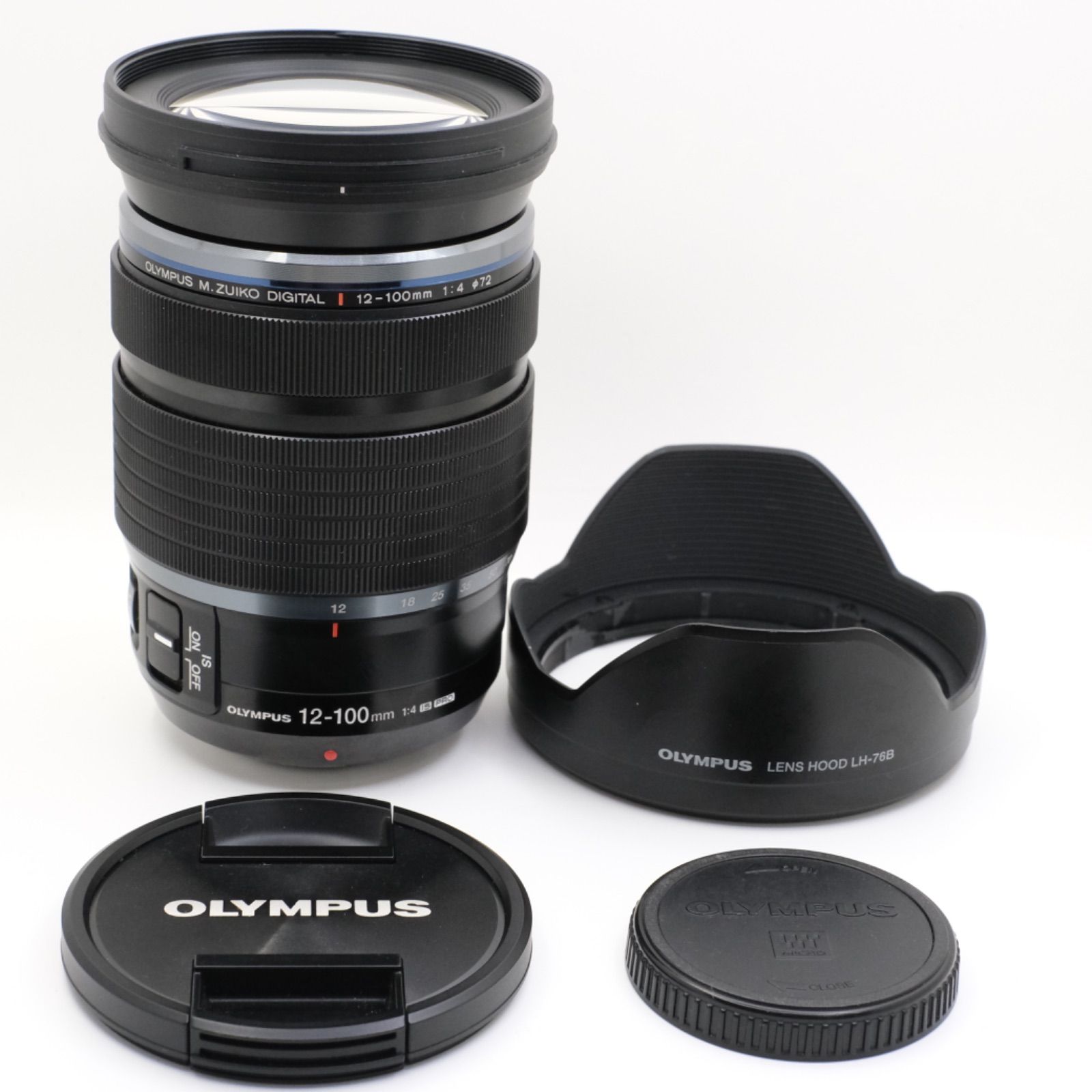 ほぼ新品】 OM SYSTEM/オリンパス OLYMPUS マイクロフォーサーズレンズ M.ZUIKO DIGITAL ED 12-100mm F4.0  IS PRO 高倍率ズームレンズ 防塵防滴 - メルカリ