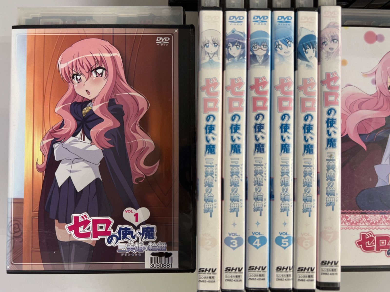 ゼロの使い魔 1〜4期 全25巻 レンタル落ちDVD アニメ