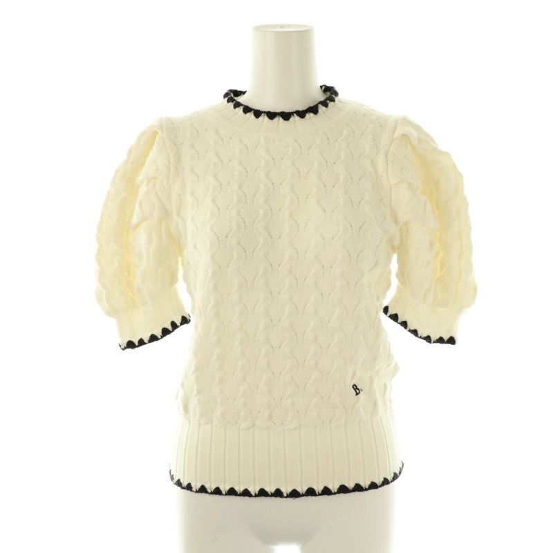 正規品 Bibiy B.PUFF KNIT B PUFF KNIT 新品 Bibiy ビビー 半袖ニット ピンク ニット