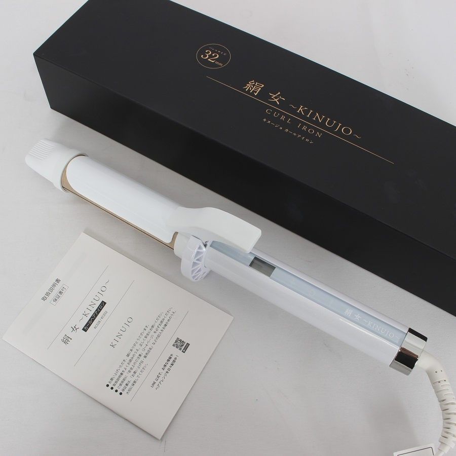 KINUJO CURL IRON KC032 32mm カールヘアアイロン キヌージョ 絹女 本体
