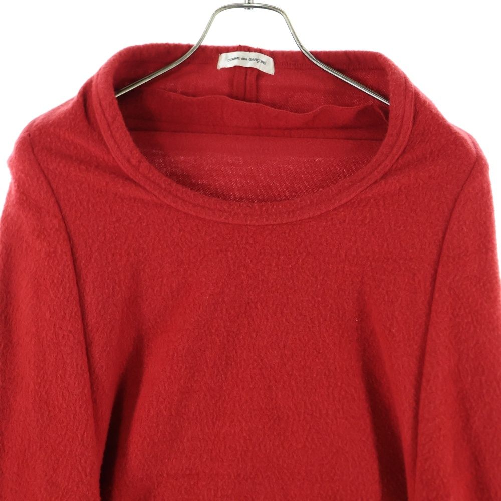  COMME des GARCONS コムデギャルソン 96 AW Archive 変形デザインニット ポンチョ AD 1996 レッド その他 その他