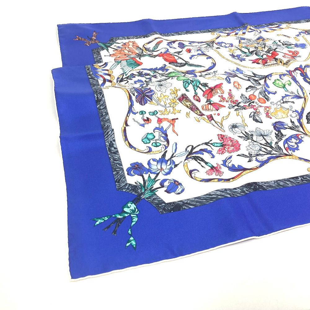 エルメススカーフ カレ90/柄名: 東洋と西洋の宝石 HERMES エルメス スカーフ カレ90 『Pierres d'ORIENT et d