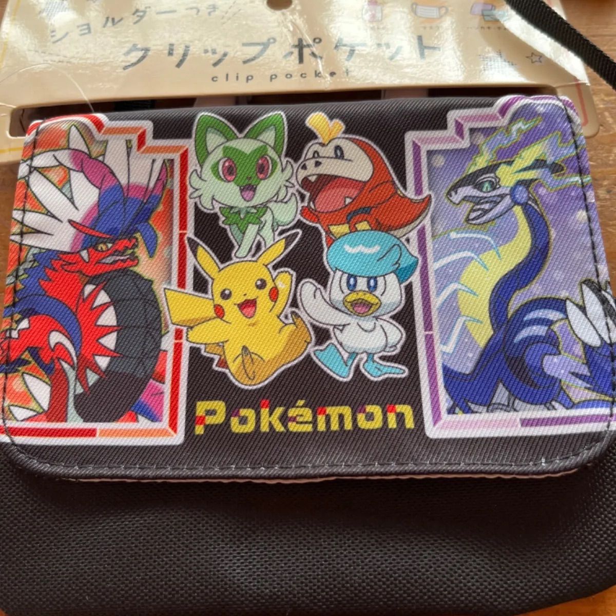 新品 ポケモンクリップポケット ポケモンショルダー付きマルチポケット