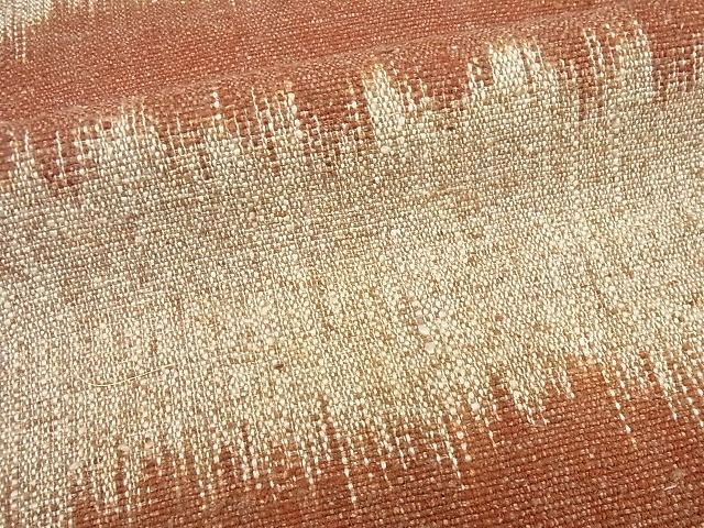 平和屋本店□極上 出羽の織座 八寸名古屋帯 摩耶のぜんまい織 冊子・共