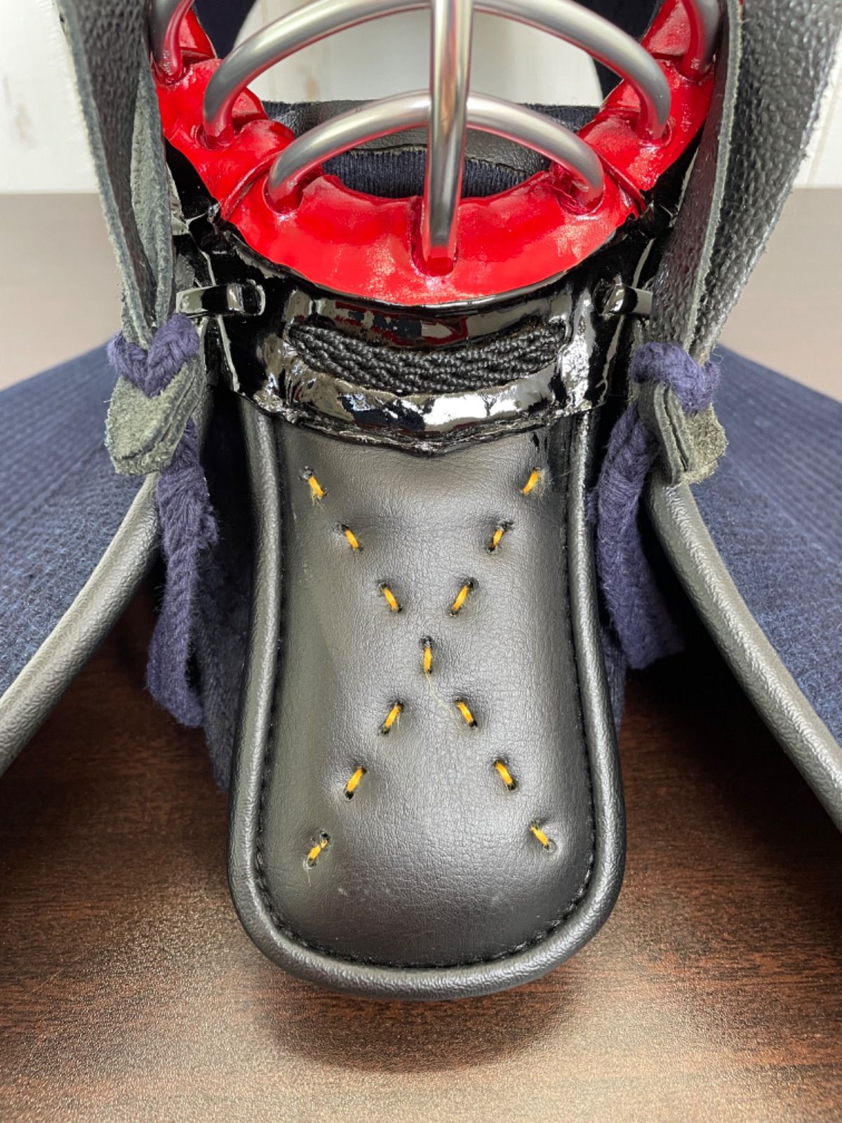 a464☆剣道防具☆面と小手のセット☆つむじ62☆7㎜ミシン☆初心者