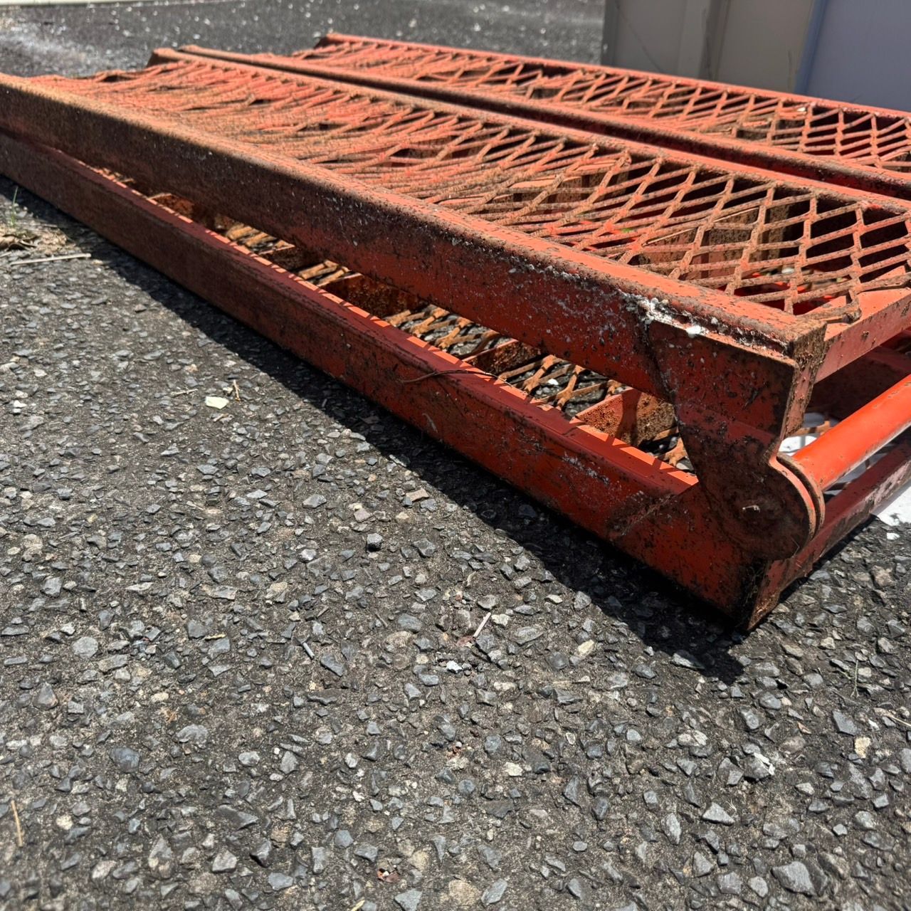 スチールブリッジ ミチイタ 道板 歩み板 スロープ 長約240㎝ 幅約30