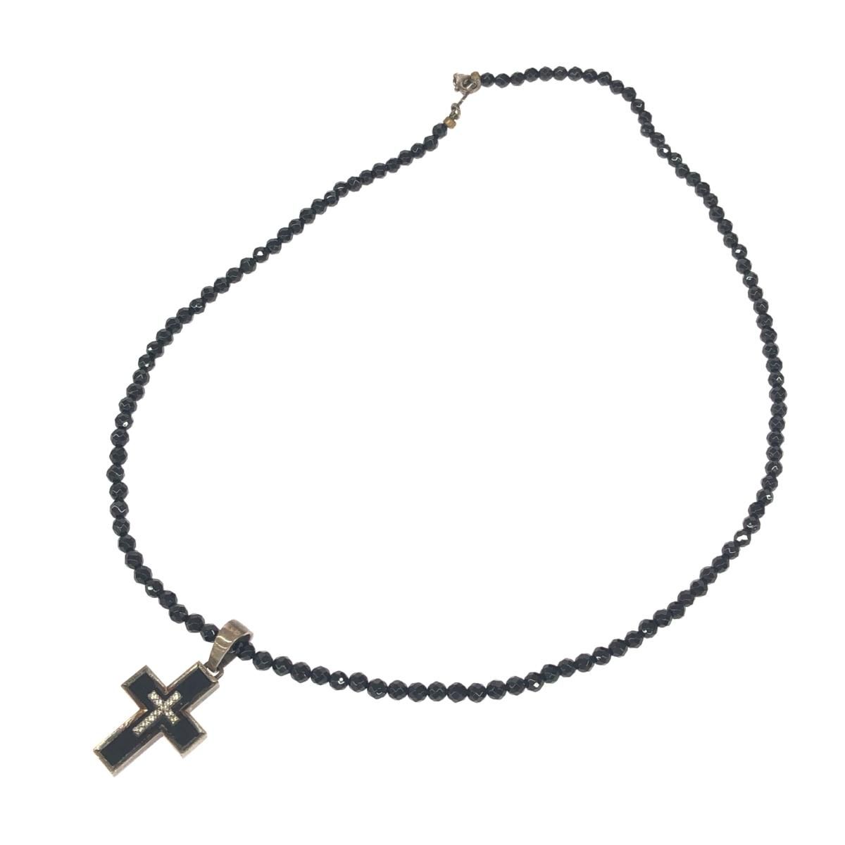 JustinDavis ジャスティンデイビス クロスネックレス オニキス