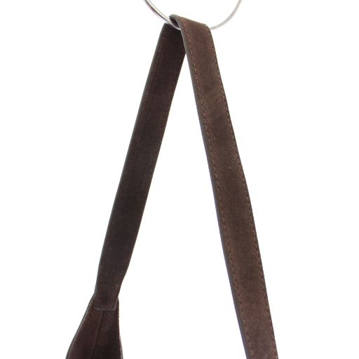 ザラ ZARA ソフトスプリットスエード アシンメトリー バケット バッグ