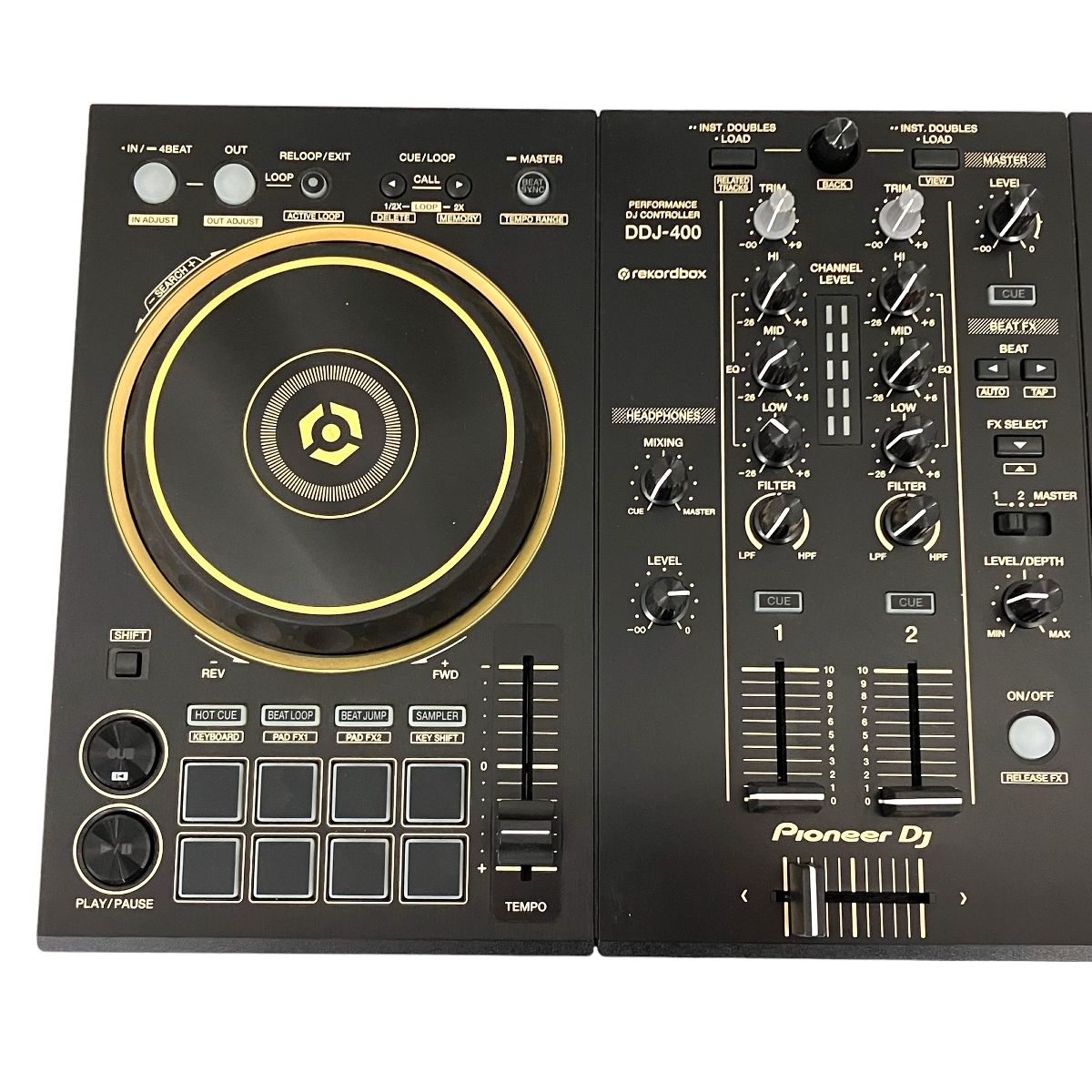 Pioneer DJ DDJ-400 Black DJ Controller 2-channel rekordbox