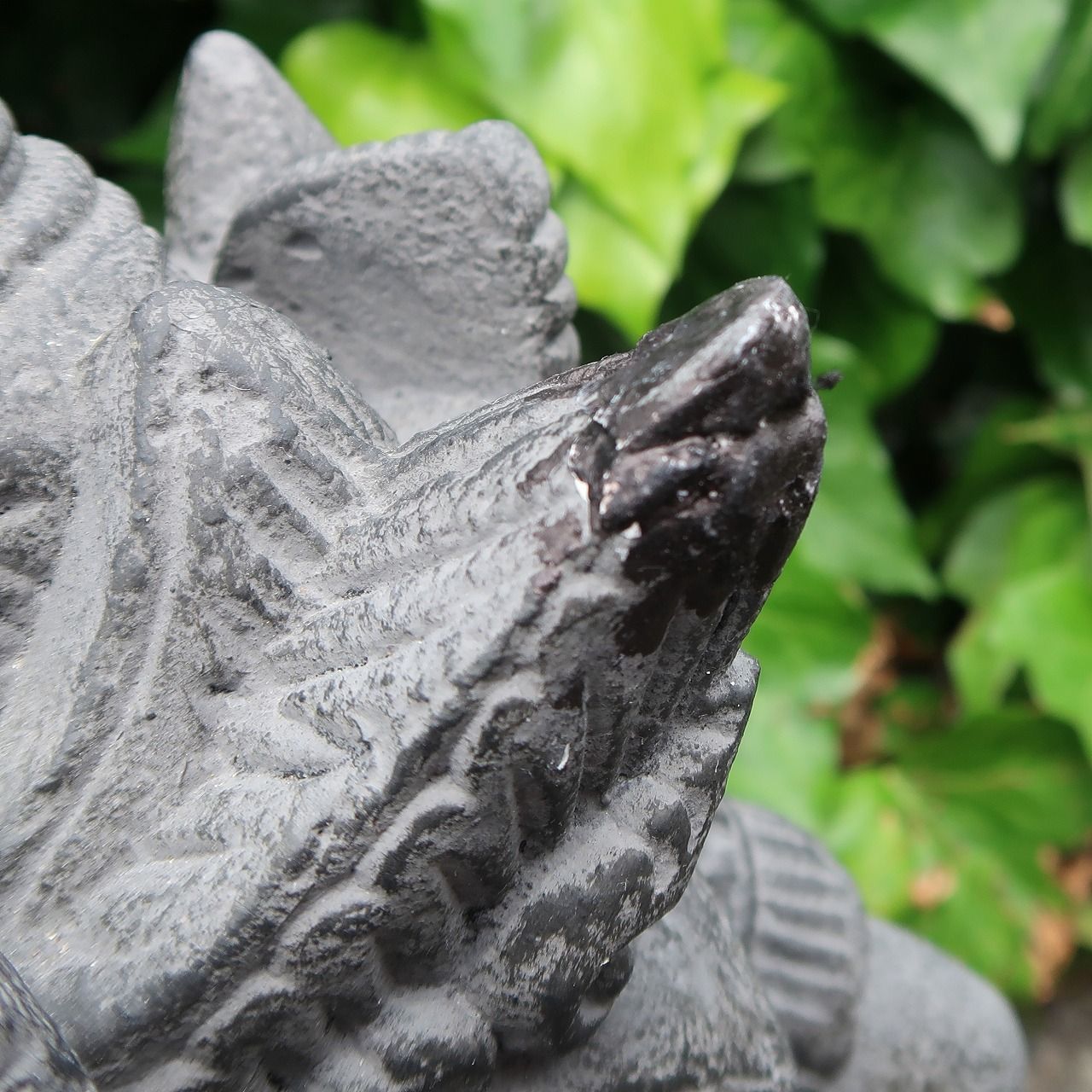 獅子彫刻 灯篭 石材製品 約15cm 緑色の獅子彫刻香炉 約15cm インセンス