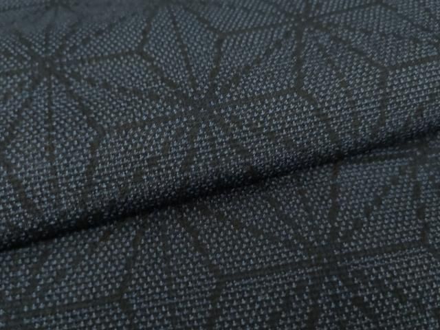 平和屋着物○本塩沢 麻の葉文様 正絹 逸品 AAAV8890ma - メルカリ