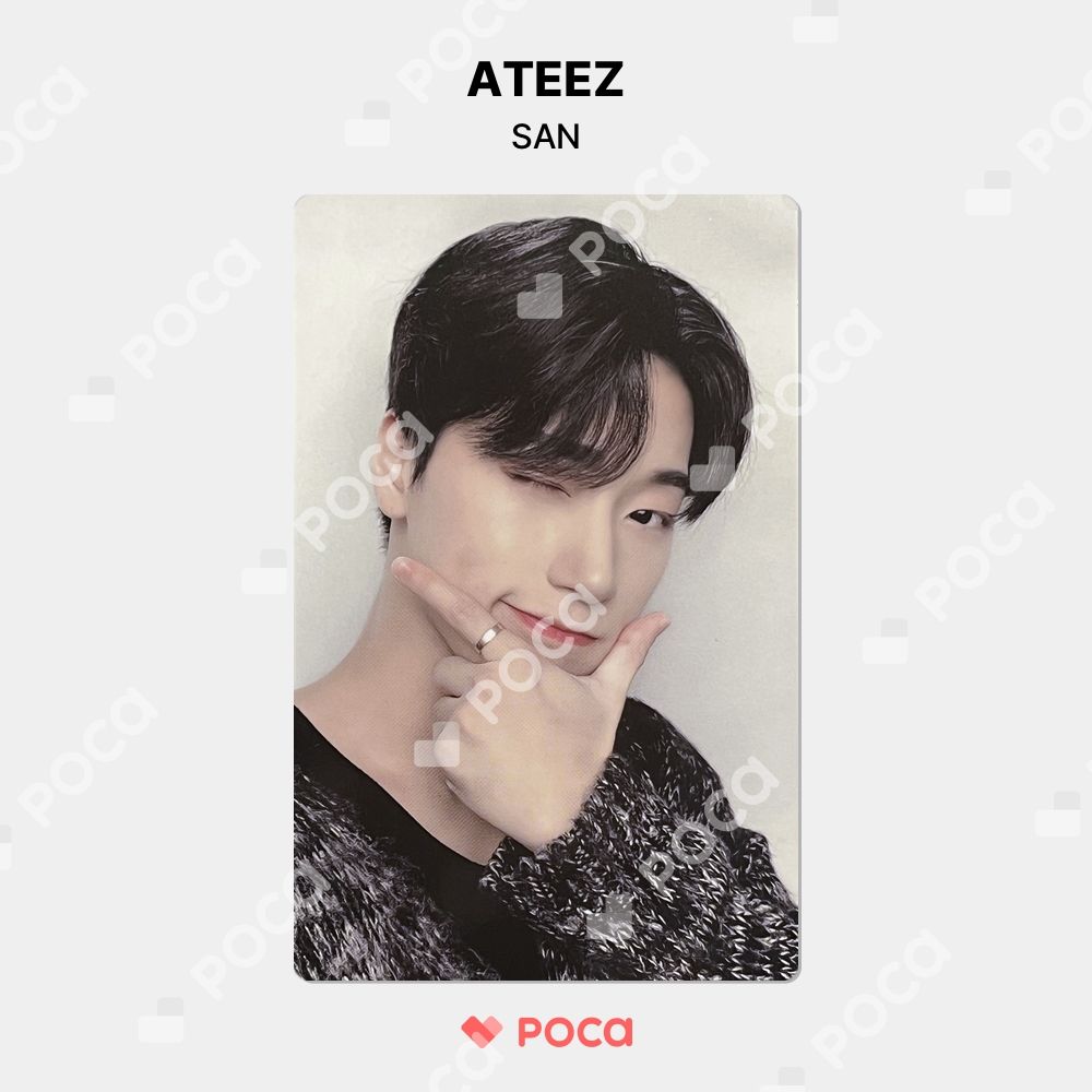 ateez toktoq うさぎ サン ラキドロ トレカ ateezヨサン ラキドロスペシャルうさぎ特典トレカ！ K-POP・アジア
