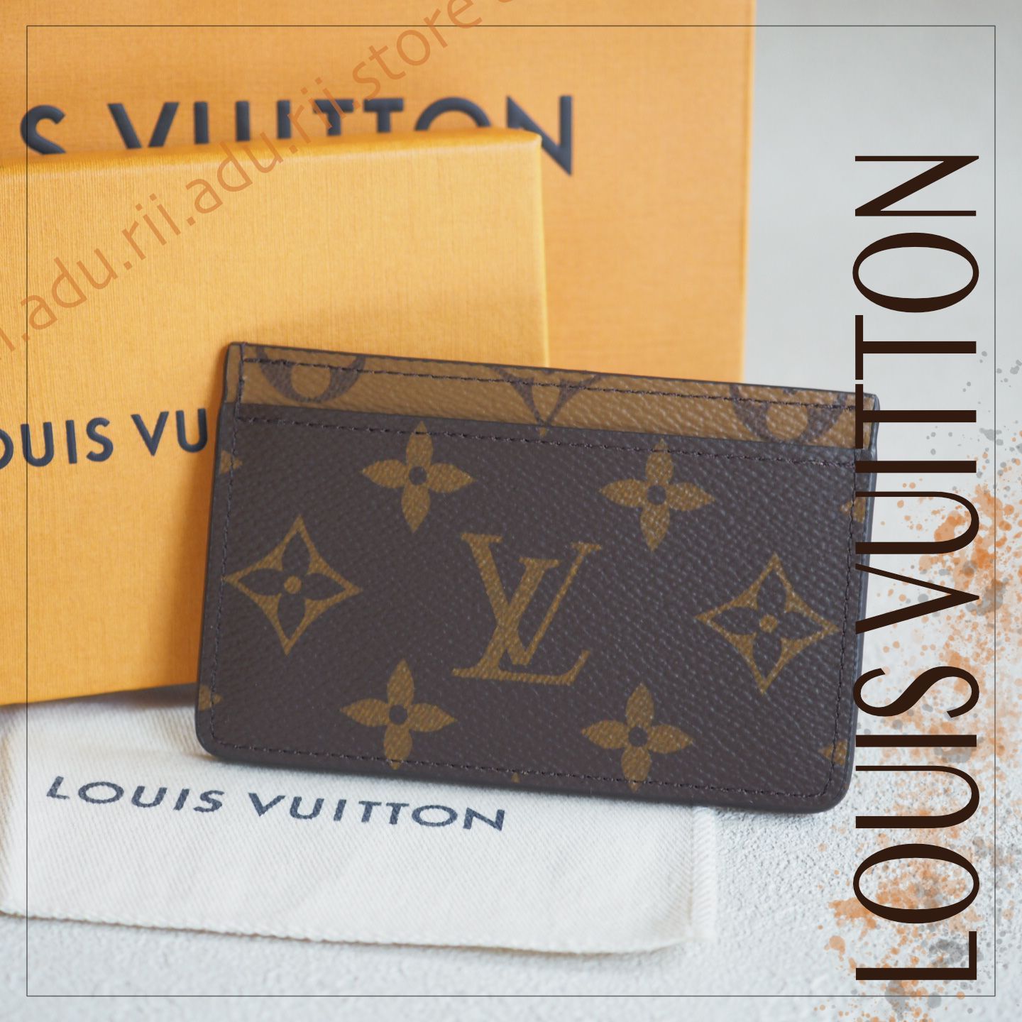 未使用極美品☆ ルイヴィトン LOUIS VUITTON モノグラム リバース