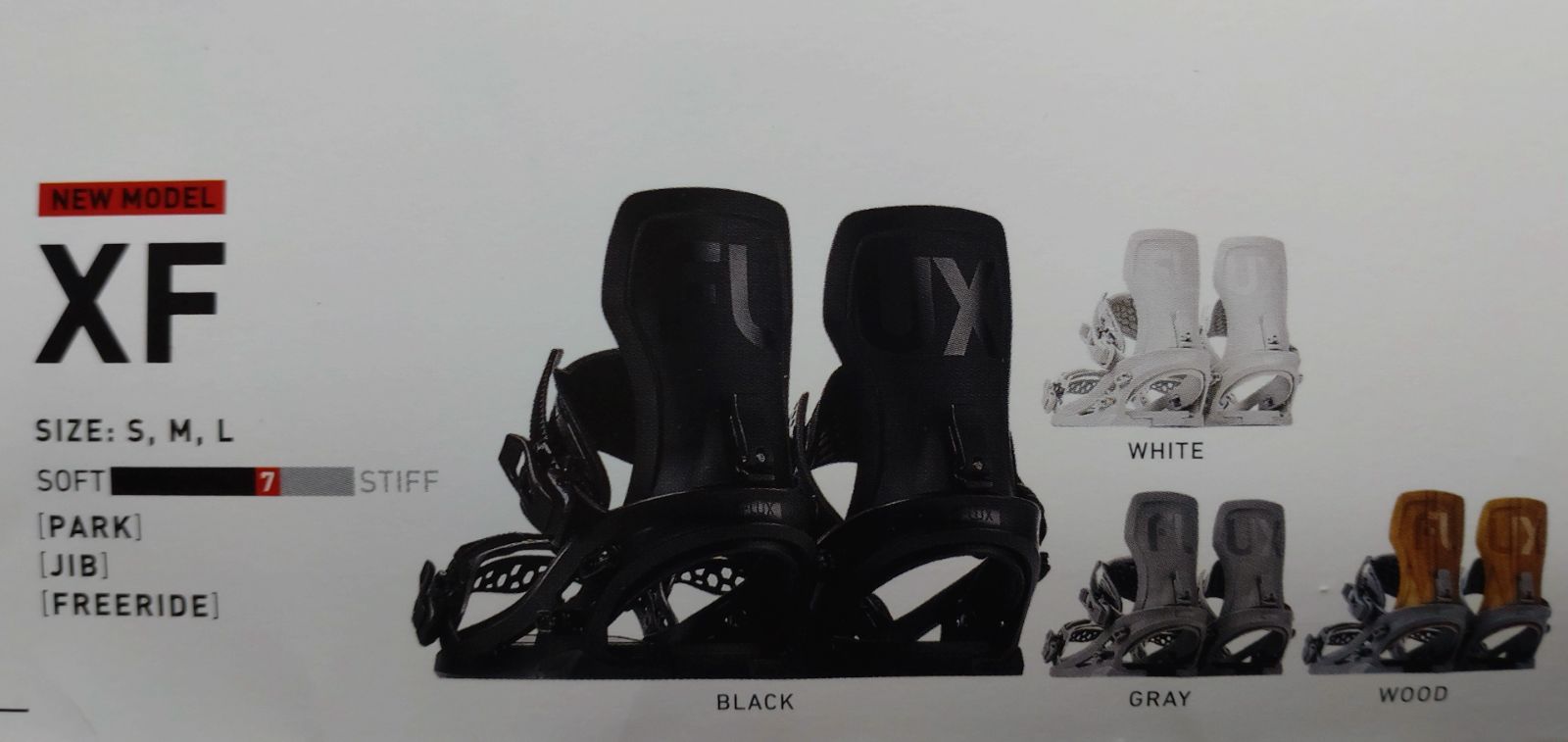 新品未使用　23-24 フラックス　Flux XF Ｍサイズ　ブラック FLUX BINDINGS 2023-2024 FLUX/XF/フラックス/エックスエフ/M