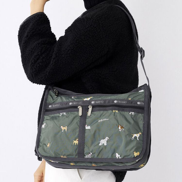 LeSportsac バックバッグ 犬柄 レスポートサック ブリードオブドッグ